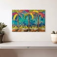 thumbnail image 2 of Elephant Stock Summer Tropical Palms Wall Art - Horizontal Canvas Wall Art - Living Room Wall Decor - Floral And Botanical Canvas - Gray And Brown Decor By Estelle Grengs - 12" x 8", 2 of 8
