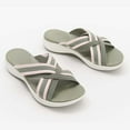 thumbnail image 3 of WIZUTIZ Shower Shoes Women Sports Casual House Shoes for Women Summer Soft EVA Slides Wedge Sandals Slide Sandals Crossover Beach Slippers Indoor Cushion Slippers for Older Women Mother's Day Gift, 3 of 3