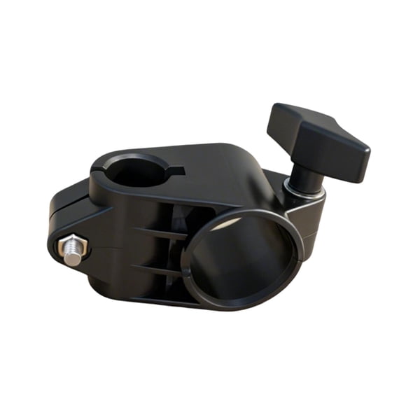Abrazadera para rack de batería, clip de tubo para rack de batería de percusión, accesorios de piezas portátiles, soporte de repuesto, accesorio de 2 vías