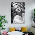 thumbnail image 6 of Actresses from Idaho Lana Turner Black And White Sexy Poster Room Aesthetic Poster Print Art Wall Painting Canvas Posters Gifts Modern Bedroom Decor 20x30inch(50x75cm), 6 of 6