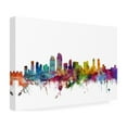 thumbnail image 3 of Trademark Fine Art Michael Tompsett San Diego California Skyline Canvas Wall Art - 22x32, 3 of 5