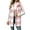 White, variant on UDAUDU Womens Fleece Vests Fall Winter Fuzzy Button Down Hooded Plaid Vest | Fluffy Cute Plaid Checkered Vests Long Vests Holiday Sherpa Sleeveless Jacket Fall Clothes for Women M