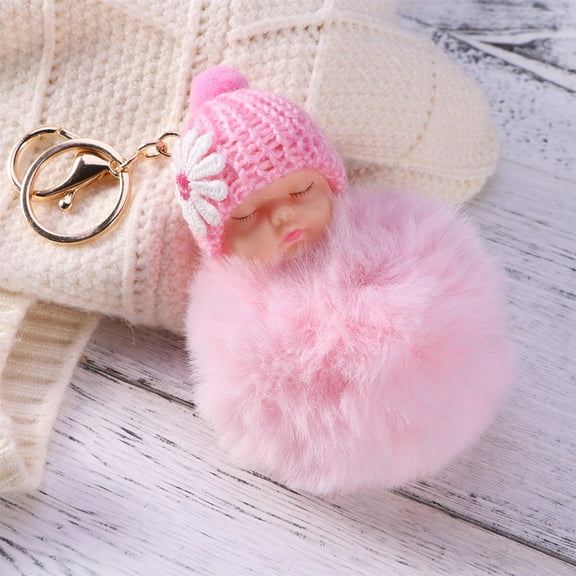 Worgeous  Toys Sleeping Doll Keychain Comfortable Mother Baby