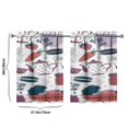 thumbnail image 4 of Vintage Kitchen Food Cooking Chef Tier Cafe Curtains for Bathroom Living RV Rod Pocket Window Drapes 36 Inch 2 Panels Set 28"x36" 2 Panels Window Treatment Tiers, 4 of 4