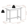thumbnail image 2 of Winsome Sally 3-Pc Breakfast Table Set with 2 Cushion Saddle Seat Stools, 2 of 4
