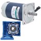 thumbnail image 2 of Motorreductor de tornillo sin fin de acero inoxidable, 90 W, 2200 rpm, XD5D90-24A121SRV-RV40, relación de reducción, 12 V CC (25 ), 2 of 14