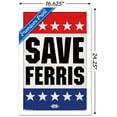 thumbnail image 3 of Ferris Bueller's Day Off - Save Ferris Wall Poster, 14.725" x 22.375", Framed, 3 of 6