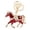 Red, variant on 2026 Year Of Keychains Sparkling Horses Year Keyring For Backpack Zodiac Keychain For Everyday Use Sparkling Horse Motif Key Ring With Alloy Build Initial Key Ring Craft Keys Wallet Women with Key