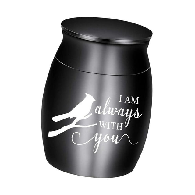 Caja conmemorativa para entierro de mascotas, creativa y portátil, para guardar recuerdos preciosos. Negro