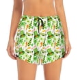 thumbnail image 2 of Picia St. Patrick's day Pattern Women's 2 in 1 Athletic Running Shorts High Waisted Workout Casual Gym Sweat Shorts with Comfy Liner Zipper Pockets-Large, 2 of 7