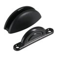thumbnail image 3 of Tope de cierre de puerta de nylon para rv Remolque Barco Viaje Auto Negro, 3 of 8