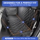 thumbnail image 2 of Funda impermeable para asiento trasero de perro 4Knines para coches, SUVs y camiones, 2 of 8