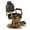 Black & Gold, variant on Advwin Heavy Duty Vintage Barber Chair for Hair Stylist, Hydraulic Reclining Barber Chair with Adjustable Height, 360° Swivel Professional Salon Chair for Barbershop, Beauty Salon, Black