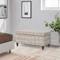 thumbnail image 5 of Homebeez Storage Ottoman Bench with Hinged Lid,Footrest Stool, Coffee Table for the Living Room, Bedroom and Kids Room, 5 of 5