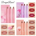 thumbnail image 4 of Velvet Lipstick Crayon Case, Matte Lipstick Pencil, Soft Nude Lipstick Pen Set, High Color Rendering, Portable Size, Moisturizing Maintenance, Not Fade Easily, 4 of 5