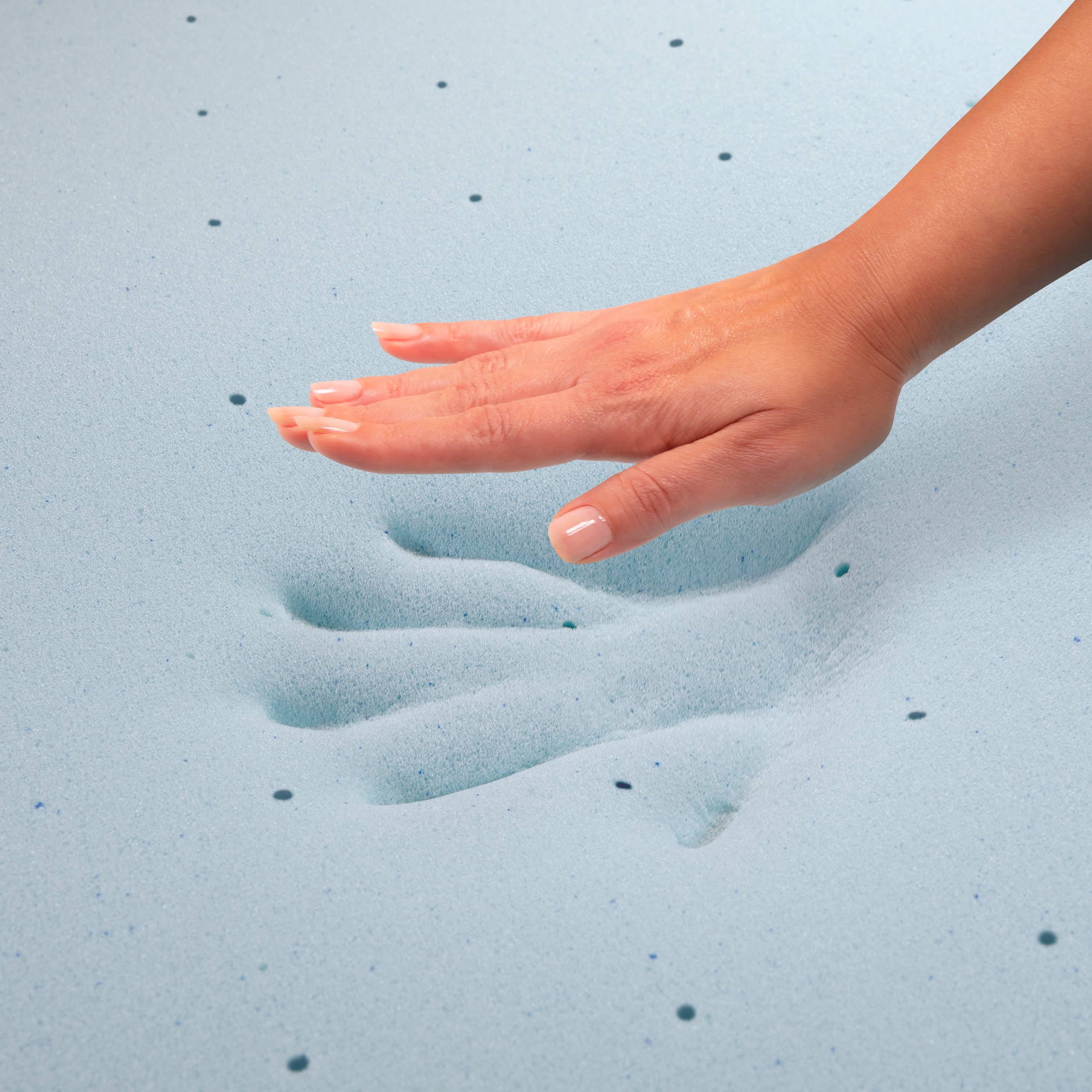 Emma + Oliver 3" Gel Infused Cooling Memory Foam Mattress Topper, CertiPUR-US Certified Memory Foam- Twin