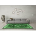 thumbnail image 3 of Ahgly Company Indoor Rectangle Medallion Emerald Green Traditional Area Rugs, 4' x 6', 3 of 4