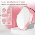 thumbnail image 2 of HearthHarmony Crystal Hair Remover for Women - Painless Exfoliation, Reusable for Arms/Legs (Matte Pink), 2 of 13