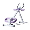 thumbnail image 2 of Máquina AB Machor Abdominal Ajustable para el gimnasio en casa Plegado para hombres Banco de ejercicio de la máquina abdominal del crujido abdominal Violeta con cuerda, 2 of 8