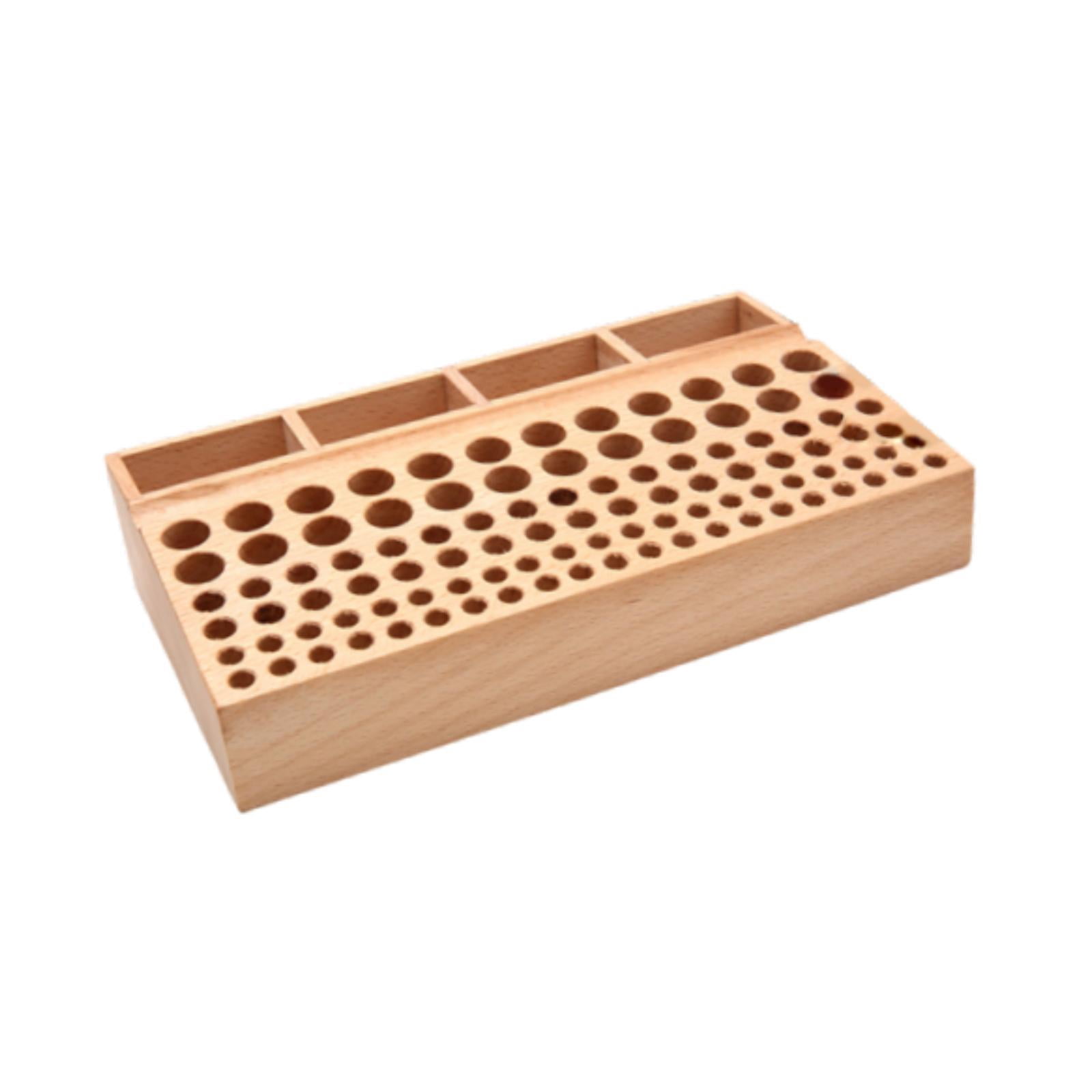 Wxqbjtam Leather Craft Tool Holder Home Wood Leathercraft Stand Holder for Painting Brush