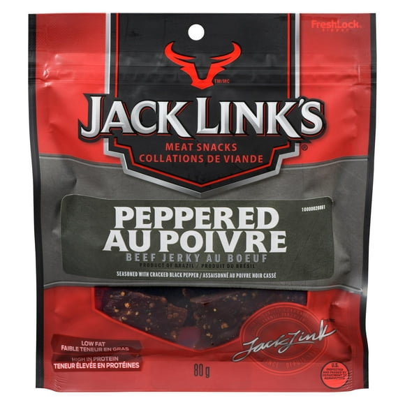 JACK LINKS AU POIVRE AU BOEUF 80G JL AU POIVRE AU BOEUF 80G