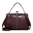 thumbnail image 4 of Bolsos de hombro para mujer, bolsos con marco retro, bolsos cruzados para niñas, bolsos pequeños para teléfono, bolsos con clip de cuero sintético con aceite, 4 of 5