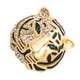 thumbnail image 5 of Tigre en forma de broche Rhinestone con incrustaciones con incrustaciones Brooch Moda de moda accesorio, 5 of 5