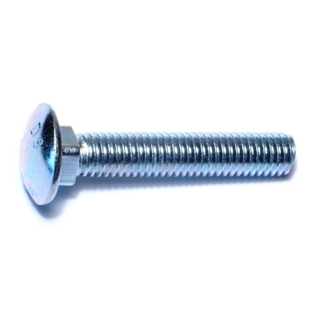 

7/16 -14 x 2-1/2 Zinc Plated Grade 2 / A307 Steel Coarse Thread Carriage Bolts CBS-586