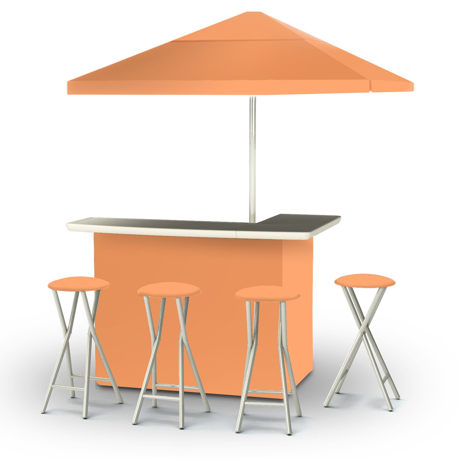 Best Of Times Deluxe Package Solid Patio Bar And Tailgating Center Best Of Times Deluxe Package Solid Patio Bar And Tailgating Center With 4 Stools Com