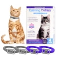 thumbnail image 1 of Simnice 4 Pack Calming Collar for Cats - Cat Pheromone Calming Collar Reduce Anxiety Stress Calming Collars for Pets, Long-Lasting Cat Calming Collar Adjustable Calming Collars for Cats, 1 of 3