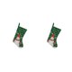 thumbnail image 2 of Bewildely Calcetín de Navidad Santa Claus árbol de Navidad chimenea ventana almacenamiento calcetín hogar granja colgantes decoración para niños Type1 NO1 Bewildely CBP443421, 2 of 5