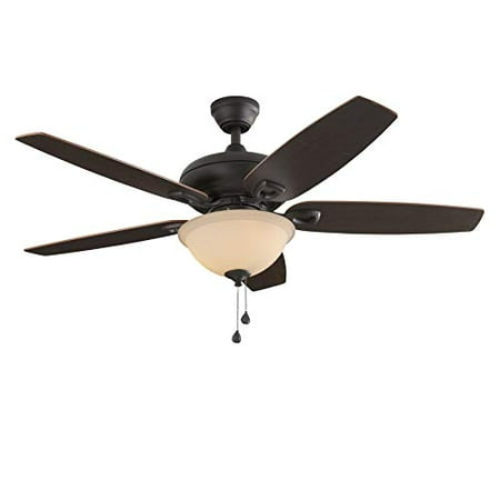 Photo 1 of * PARTS ONLY* Harbor Breeze Coastal Creek 52-in Bronze Indoor Ceiling Fan with Light Kit - Product Is Brand New - Retail Packaging Maybe Opened Or Damaged