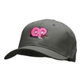 thumbnail image 2 of Love Struck Embroidered Solid Low Profile Cap - Charcoal OSFM, 2 of 5