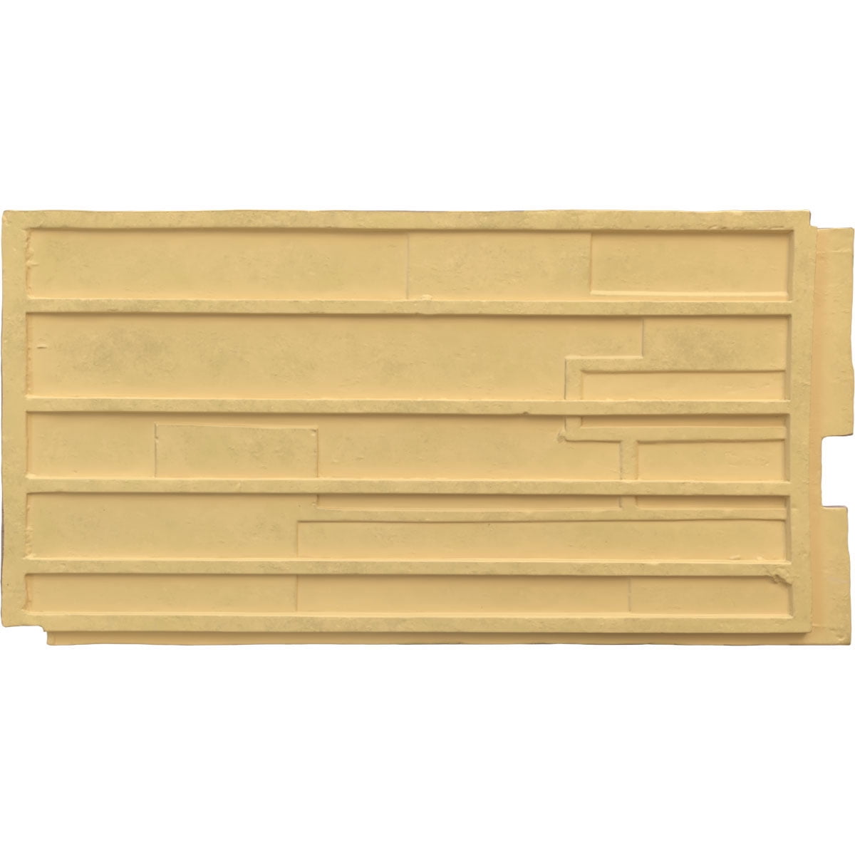 Ekena Millwork 45.75"W x 24.50"H x 1.25"D Canyon Ridge Stacked Stone, StoneWall Faux Stone Siding Panel, Smokey Ridge