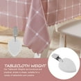 thumbnail image 5 of CTIRCHIU 4-Pack White Marble Tablecloth Weights, Anti-Skid, Wind Resistant for Outdoor Picnic and Party Use, 5 of 8