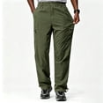thumbnail image 2 of Big Men’s Breathable Polyester Multi Pocket Cargo Pants S to XXL, Rip Resistant Long Wearing Work Pants, 2 of 10