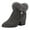 Grey, variant on Colisha Ladies Ankle Boots Comfort Winter Shoes Block Heels Casual Dress Boot Walking Fashion Side Zip Heel Booties Black 7