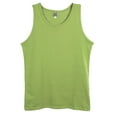 thumbnail image 4 of Mato & Hash Mens 100% Cotton Tank Top Shirt - Olive CA6100 S, 4 of 4