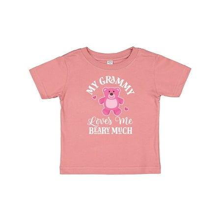 

Inktastic Grammy Loves Me Girls Bear Gift Baby Girl T-Shirt