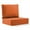 Orange, variant on Outdoor Wicker Furniture Cushion Set, 24 x 22 x 6 Thicken Deep Seat Patio Chair Cushions, Red, 1 Set