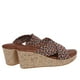 thumbnail image 3 of Calzado informal para mujer, zapatos de playa con plataforma de tacón inclinado de fondo grueso, sandalias Wmkox8yii  sa625, 3 of 8