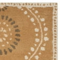 thumbnail image 4 of SAFAVIEH Martha Stewart Living Ogee Dot Spring Melt Wool Area Rug, Curry, 8' x 10', 4 of 7