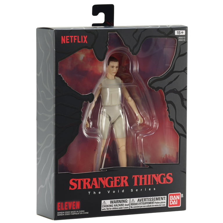 Stranger Things Void Series Eleven Action Figure Set with Cassette Bundle 