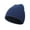 Black-Navy, variant on Large Beanie Hat Reversible for Men Big Heads Women Knit Hat Winter Warm Double Sided Ski Skull Cap Windproof