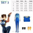 thumbnail image 1 of Vestido de Cosplay Chunli Chun Li, traje de juego de rol SF 6, traje Qipao azul, conjunto completo, traje de Kungfu, vestido de fantasía de Halloween, traje de fiesta, 1 of 5