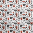 thumbnail image 1 of oneOone Cotton Cambric Orange Fabric African Floral Sewing Fabric By The Yard Printed Diy Clothing Sewing Supplies 56 Inch Wide, 1 of 4