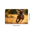thumbnail image 3 of Fmbmuo Multicolor Entryway Rug Rectangle Horse Print Waterproof indoor/Outdoor Decorations, Absorbent Non-Slip Modern Floor Mats 16 x 24 inch, 3 of 5