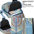 thumbnail image 2 of Zen Mandala Sling Backpack with Ethnic Inspired Symmetrical Pattern, Lightweight Durable Crossbody Daypack, Adjustable Strap, Multiple Compartments for Daily Use and Travel, 2 of 5