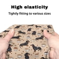 thumbnail image 7 of COEQINE Dachshund Rollator Seat Walker Seat and BackRest Cover for Men 2 Piece Soft Seat Cushion for a Rollator Walker Comfortable Assistive Vehicle Cover for Seniors, 7 of 7