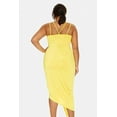 thumbnail image 2 of Women's Plus Size Naya Strappy Asymmetrical Knot Detail Midi Dress, 2 of 4